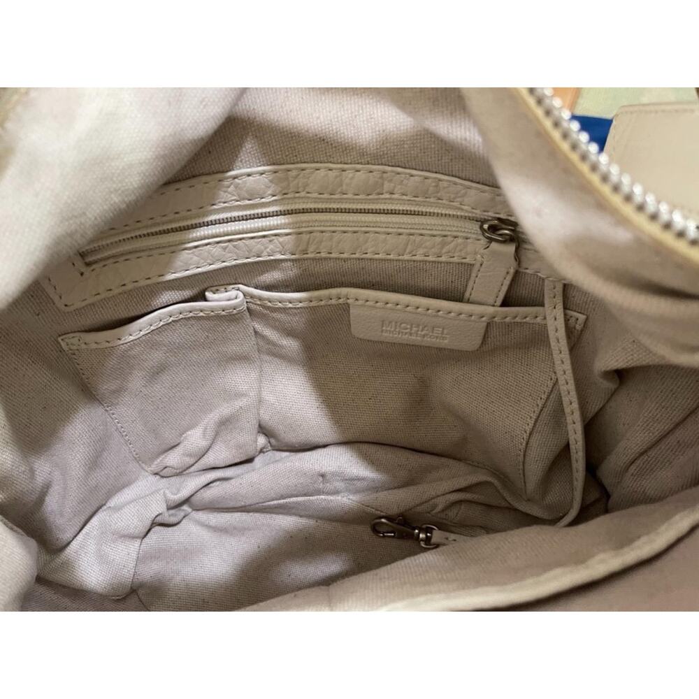 MICHAEL KORS brookville pocket shoulder hobo off-white bag purse (pu3000 - Picture 10 of 11